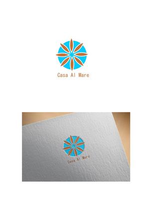 Rabitter-Z (korokitekoro)さんのビーチウエディング運営事業「Casa Al Mare」のロゴへの提案