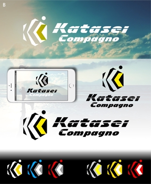 ST-Design (ST-Design)さんのサイクリングチーム 「Katasei Compagno」のロゴへの提案