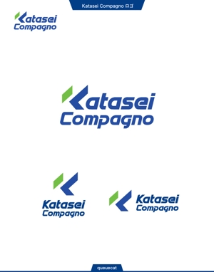 queuecat (queuecat)さんのサイクリングチーム 「Katasei Compagno」のロゴへの提案