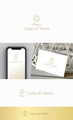 eldordo design (eldorado_007)さんのビーチウエディング運営事業「Casa Al Mare」のロゴへの提案