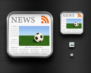bon (bonslay)さんのiPhoneアプリ（サッカーニュース）のアイコン制作への提案