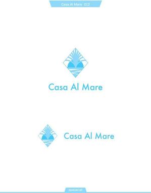 queuecat (queuecat)さんのビーチウエディング運営事業「Casa Al Mare」のロゴへの提案