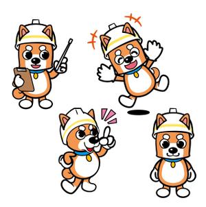 Yuriri (Yuriri)さんの建設現場を説明する動物のキャラクターデザインへの提案