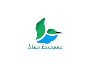 日和屋 hiyoriya (shibazakura)さんのアパレルショップサイト 「blue forever」のロゴ作成以来への提案