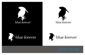 s-design (sorao-1)さんのアパレルショップサイト 「blue forever」のロゴ作成以来への提案