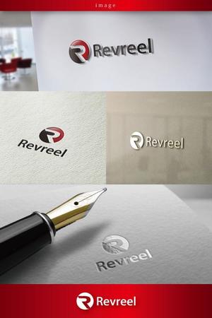 coco design (tomotin)さんのネットビジネス、ネットショップ、SNSに使用「Revreel」のロゴへの提案