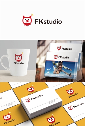 eldordo design (eldorado_007)さんのテレビ番組編集スタジオ「FKstudio」の新ロゴへの提案