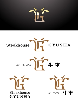 c_ogachiさんのステーキハウスのロゴ作成への提案