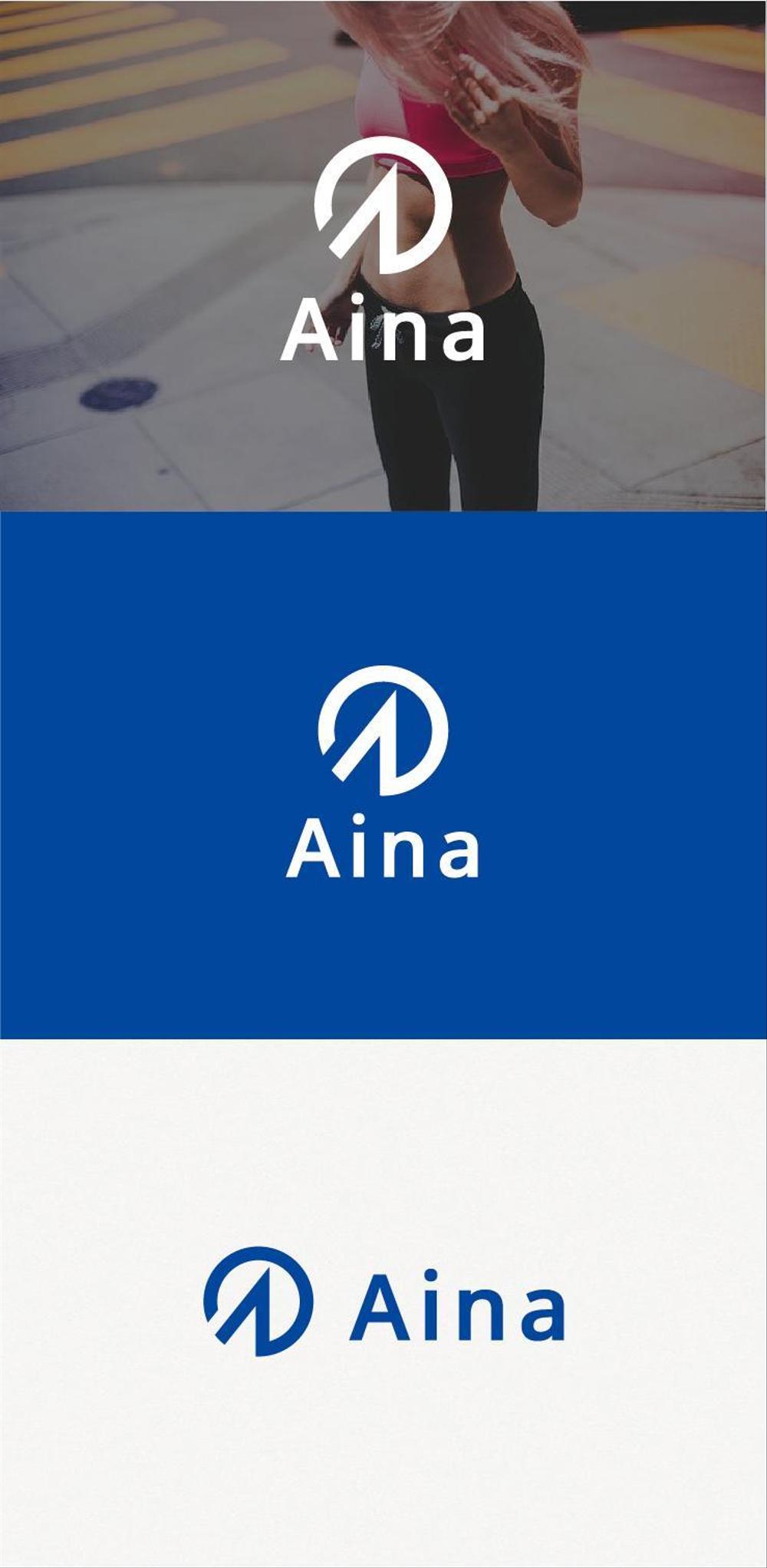 スポーツ系ブランド「Aina（アイナ）」のロゴ