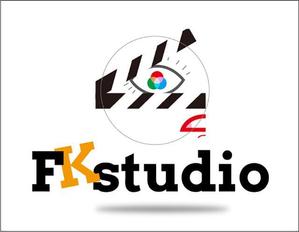 JOB-AID (neon-tani)さんのテレビ番組編集スタジオ「FKstudio」の新ロゴへの提案