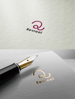 BKdesign (late_design)さんのネットビジネス、ネットショップ、SNSに使用「Revreel」のロゴへの提案