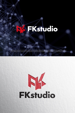 YOO GRAPH (fujiseyoo)さんのテレビ番組編集スタジオ「FKstudio」の新ロゴへの提案