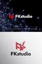 YOO GRAPH (fujiseyoo)さんのテレビ番組編集スタジオ「FKstudio」の新ロゴへの提案