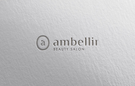ALTAGRAPH (ALTAGRAPH)さんの新規オープン美容室、アイラッシュ店舗『ambellir（アンベリール）』のロゴへの提案