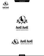 queuecat (queuecat)さんの婦人服のショップ名「holi holi　-special surprise store-」のロゴへの提案