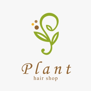 yuko asakawa (y-wachi)さんの「hair shop   plant」のロゴ作成への提案