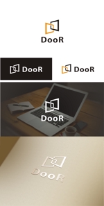 はなのゆめ (tokkebi)さんのITコンサル、通信サービス「DooR株式会社」のロゴへの提案
