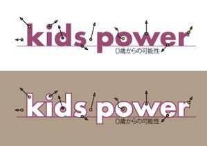 大井ひさし（ruca-drawings) (ohi_ruca-drawings)さんの０歳からの可能性「KIDS POWER」のロゴ作成への提案
