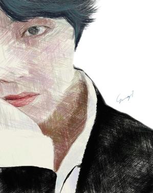  Smoozy (smoozee)さんのHP使用、人物写真をリアルテイストのイラストにしていただきたいです。への提案