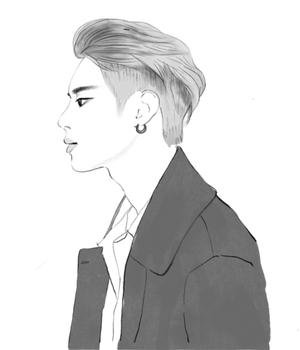 dkidkidokin (dkidkidokin)さんのHP使用、人物写真をリアルテイストのイラストにしていただきたいです。への提案