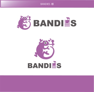 FISHERMAN (FISHERMAN)さんの企業名「BANDIES」のロゴへの提案