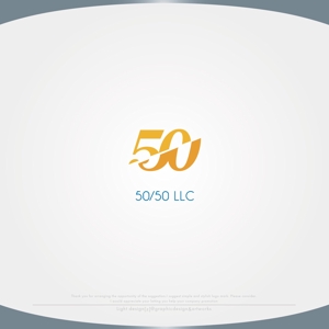 XL@グラフィック (ldz530607)さんの新会社「５０−５０合同会社」の会社ロゴへの提案