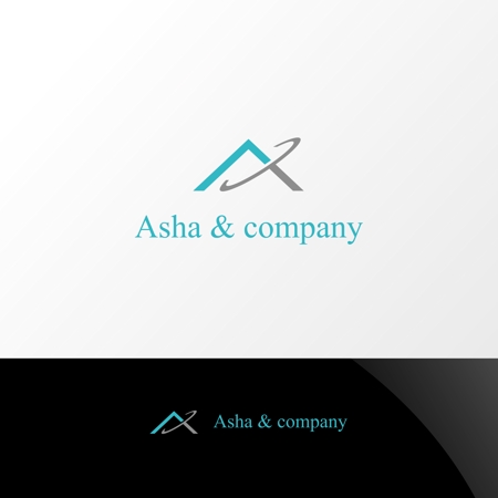Nyankichi.com (Nyankichi_com)さんのマーケティング/リサーチ会社　Asha & company（ｱｼｬ ｱﾝﾄﾞ ｶﾝﾊﾟﾆｰ)のロゴへの提案