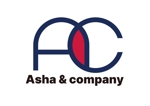 tora (tora_09)さんのマーケティング/リサーチ会社　Asha & company（ｱｼｬ ｱﾝﾄﾞ ｶﾝﾊﾟﾆｰ)のロゴへの提案