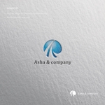 doremi (doremidesign)さんのマーケティング/リサーチ会社　Asha & company（ｱｼｬ ｱﾝﾄﾞ ｶﾝﾊﾟﾆｰ)のロゴへの提案