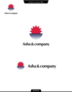 queuecat (queuecat)さんのマーケティング/リサーチ会社　Asha & company（ｱｼｬ ｱﾝﾄﾞ ｶﾝﾊﾟﾆｰ)のロゴへの提案