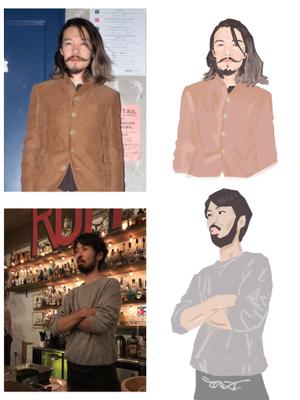 Chiba (kiskejp)さんのHP使用、人物写真をリアルテイストのイラストにしていただきたいです。への提案