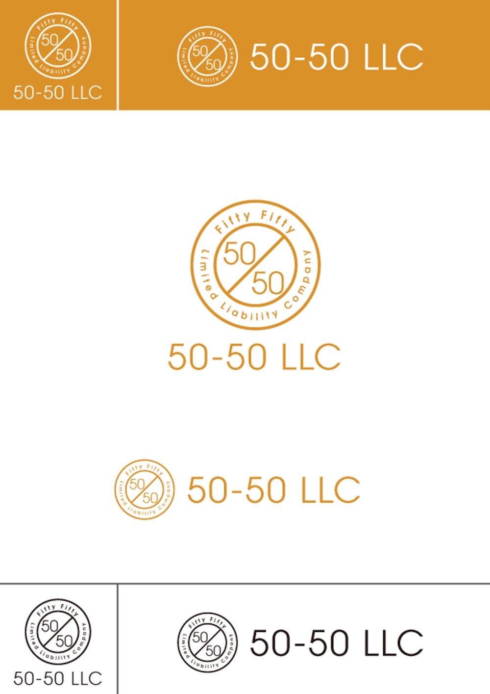 新会社「５０−５０合同会社」の会社ロゴ