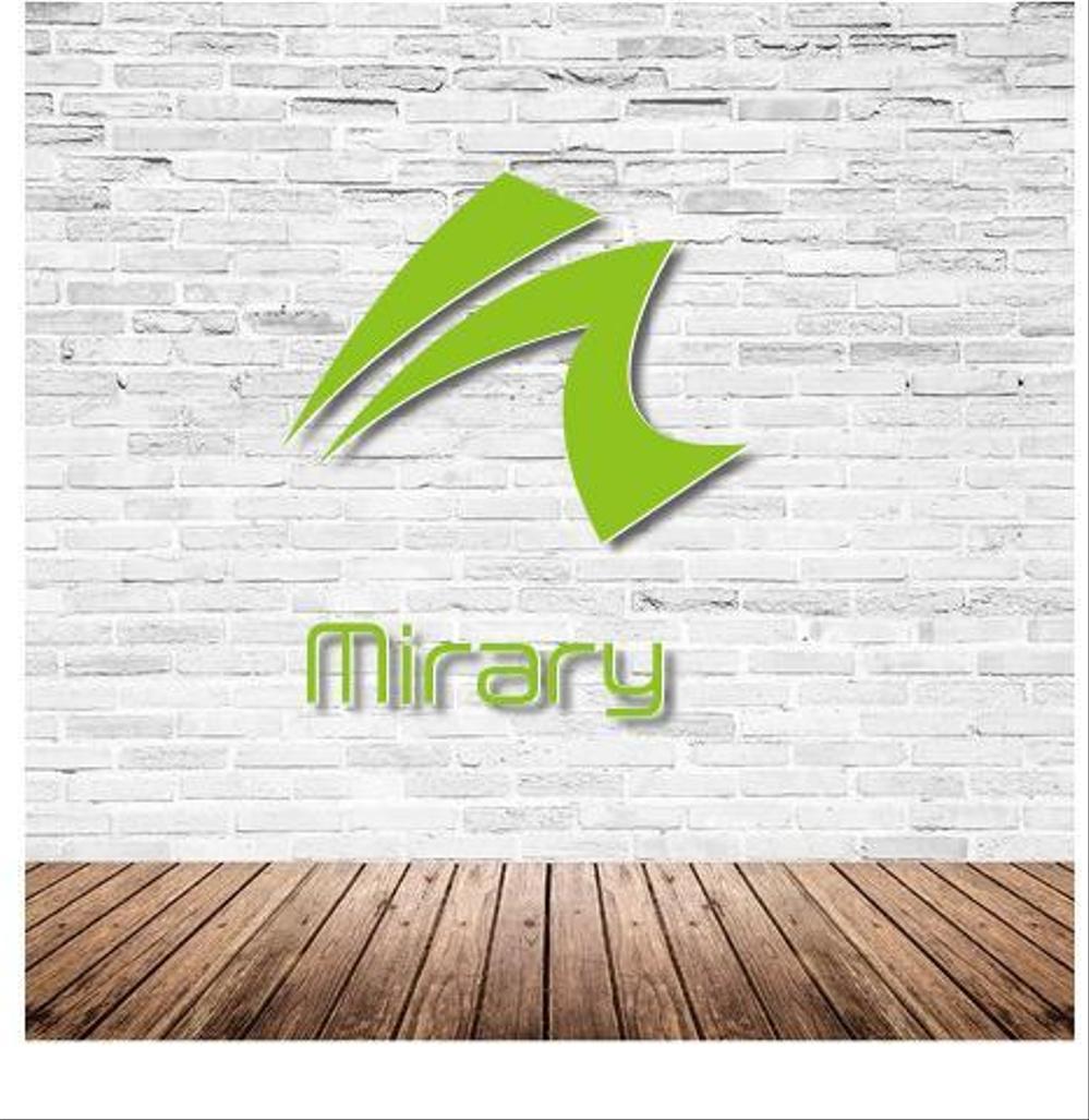 研修企業ロゴ「Mirary」のロゴ