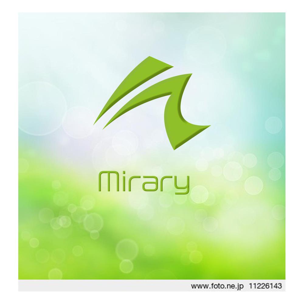 研修企業ロゴ「Mirary」のロゴ