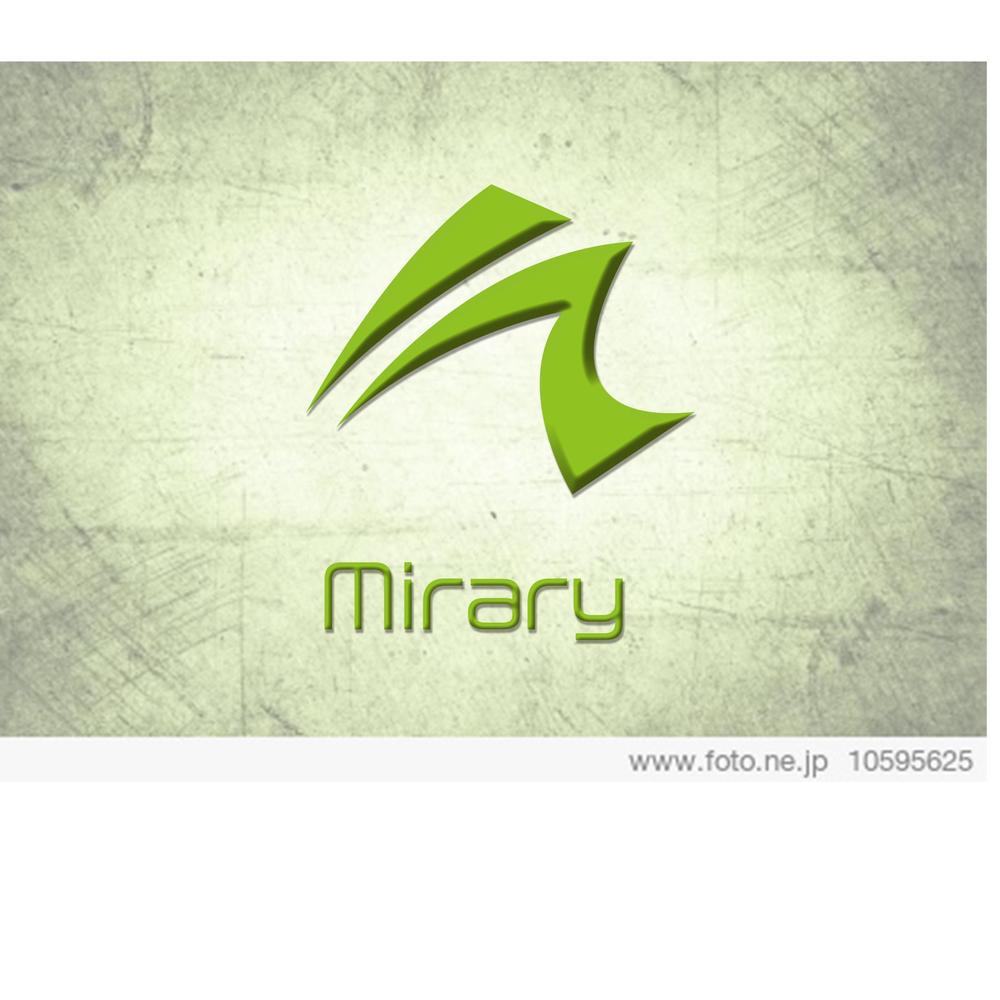 研修企業ロゴ「Mirary」のロゴ