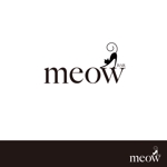 twoway (twoway)さんのバー「meow」のロゴ作成への提案