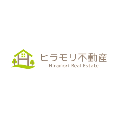 RYOJI (ryoji)さんの工務店の不動産事業をPRする「ヒラモリ不動産」のロゴへの提案