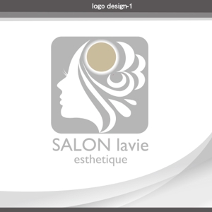 linespot (linespot)さんの『salon lavie』『SALON　lavie』その下にesthetiqueを。  への提案
