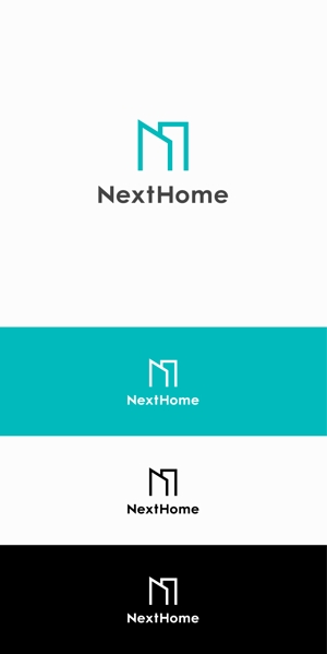 designdesign (designdesign)さんの不動産店舗『NextHome』のロゴ　名刺、看板用への提案
