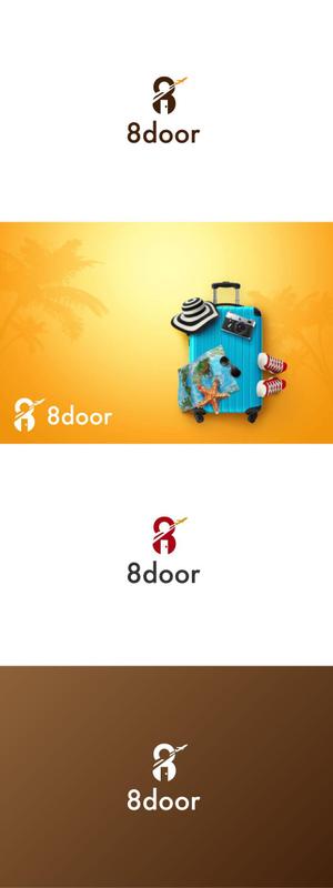 red3841 (red3841)さんの旅行会社、株式会社エイトドアのロゴへの提案