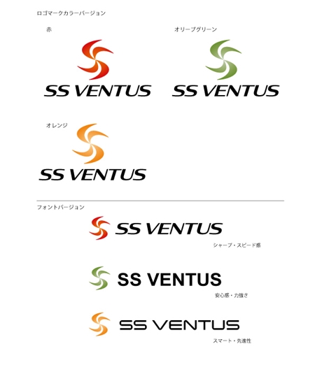 invest (invest)さんの風力発電機の保守・点検・修理を行う[SS Ventus]のロゴへの提案