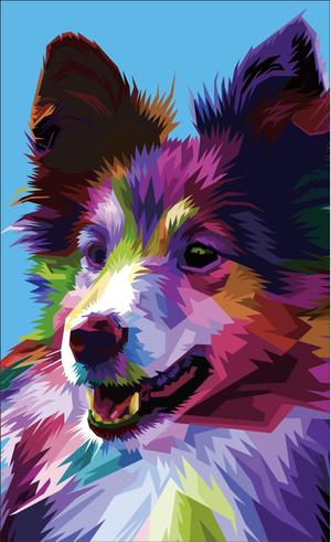 R・N design (nakane0515777)さんのドッグサロンブレ「dog salon Blé」店頭看板イラストデザインへの提案