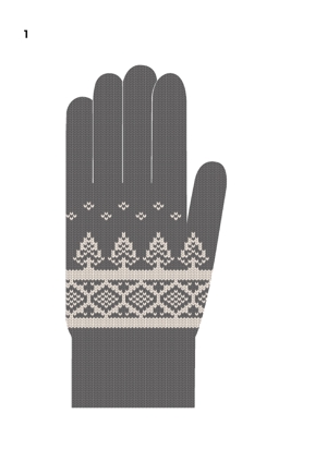 kgmn (kgmn)さんの来季冬向け　ニット手袋の柄デザイン募集への提案