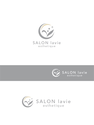 eldordo design (eldorado_007)さんの『salon lavie』『SALON　lavie』その下にesthetiqueを。  への提案