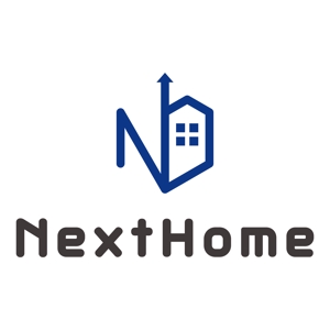 Tsukihi (5fa543a7d9dcd)さんの不動産店舗『NextHome』のロゴ　名刺、看板用への提案