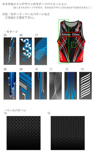 ST-Design (ST-Design)さんのトライアスロンチーム「AthlonGlänz」のオリジナルトライウェアデザインへの提案