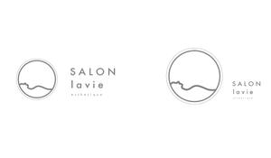 moedesign (moeyoshi)さんの『salon lavie』『SALON　lavie』その下にesthetiqueを。  への提案