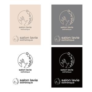 BUTTER GRAPHICS (tsukasa110)さんの『salon lavie』『SALON　lavie』その下にesthetiqueを。  への提案