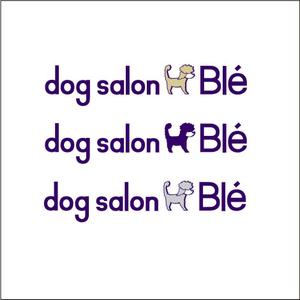 有限会社　ビッグ・バン (5fdffe00253ad)さんのドッグサロンブレ「dog salon Blé」店頭看板イラストデザインへの提案