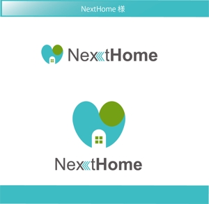 FISHERMAN (FISHERMAN)さんの不動産店舗『NextHome』のロゴ　名刺、看板用への提案